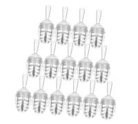 ifundom 15 Tubes à Lèvres en Plastique Transparent Forme Pot Miel, Réutilisables et Étanches, Contenant Cosmétique Pratique pour Maquillage DIY et Soins des Lèvres, Adapté aux Amateurs de