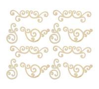 ifundom 16 Pièces Découpes en Bois de Feuille, Décoration Murale | Autocollantes, Éléments Décoratifs Combinables Librement, Loisirs Créatifs