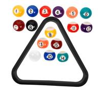 ifundom 17 Pièces Billard pour Enfants Boules De Billard Accessoires De Jeu De Mini Billard Balles De Billard Mini-Billard Balles D'entraînement en Piscine Boule De Billard Plastique