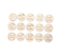 ifundom 1ensemble Cartes De Croissance Pour Cartes Mensuelles Accessoires Photo Unisexes Texture Naturel Souvenirs De Croissance Nés Et Parents