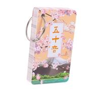 ifundom 1ensemble Cartes Éducatives Japonaises Gojūon pour Débutants Pratique De Prononciation De Kit pour Apprentissage Voyage Et Entreprise