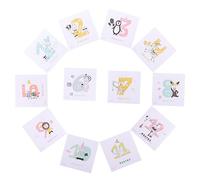 ifundom 1ensemble Stickers Animaux Adorables Pour Autocollants De Mois Souvenirs De Croissance Et Photos
