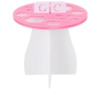 ifundom 1pièce Support pour Pinceaux de Maquillage Rose Compact Organiseur Cosmétique avec Séchage pour Usage Professionnel et Personnel Rangement Esthétique et Pratique pour Salon