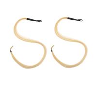 ifundom 2 ensembles Crin de Cheval Blanc Naturel pour Arc de Erhu de Rechange Musicales Durables pour Instrument à Cordes Chinoises