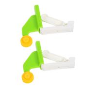 ifundom 2 Ensembles Poulies Mécaniques pour Garçon Fille Système de Poulie Compact Plastique avec Fixation de Table Accessoire Expérimental pour Modèle de et Apprentissage Scientifique