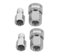 ifundom 2 Ensembles Raccords à Vis Acier Inoxydable Kit de Connecteurs pour Nettoyeur Haute Pression Adaptateur et Femelle Npt Étanche et Compatible avec Plusieurs Modèles