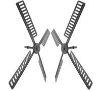 ifundom 2 Jeux de Pales D'éolienne en Plastique Résistant, Feuilles de Moulin à Vent de Jardin 41x41 Cm, Accessoires Étanches pour Décoration Extérieure de Jardin, Cour et Terrasse