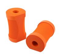 ifundom 2 Pièces 1 Paire de Coudières de Yoga 3D Antidérapantes pour Planche et Pompes, Protège-Poignets et Genoux en Mousse Ergonomique, pour Pilates et Exercices au Sol, Couleur Orange
