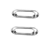 ifundom 2 Pièces Anneaux De Pâtisserie Bague Dessert Anneaux De Muffins Anneau De Mousse Moules à Crêpes Pour Plancha De Dessert En Acier De Gâteau Pour Tiramisu Cercle 8cm