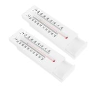 ifundom 2 pièces Boîte Cache-clés Murale avec Thermomètre Décoratif Extérieur et Intérieur Porte-clés Dissimulé Portable Pratique pour Maison Bureau et Jardin Design Compact et Facile à