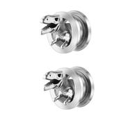 ifundom 2 pièces Boucles Oreilles Créatives Dinosaure Clous Oreille Auriculaire Stylés Bijoux Extension Oreille pour Femmes et Hommes