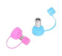 ifundom 2 Pièces Bouteille Eau pour Animaux de Compagnie Gourde Portable pour Chiens et pour Sorties Plein Air avec Capuchon Distributeur Rose et Bleu