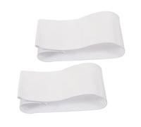 ifundom 2 pièces Brassards de Football Blancs DIY Bandes de Capitaine Élastiques Polyvalentes pour Sports Équipe Accessoires Légers et Pratiques pour Football Rugby Basketball