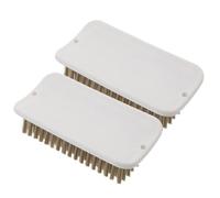 ifundom 2 Pièces Brosse à Suspendre pour Toilettage de Petits Cochons Lot de Brosses Auto-nettoyantes avec Double de Fixation Brosse de Bain et Enrichissement pour Animaux Domestiques