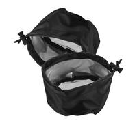 ifundom 2 Pièces Cache-aération avec Bande Élastique Noire | Toile Oxford et Maille Respirante, Boucle Fixe, Installation Facile, Protège les Évents la Poussière, pour Culture