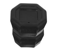 ifundom 2 Pièces Capuchon de Manche de Raquette de Tennis Accessoires de Raquette Compatible Majorité des Modèles Installation Facile et Durable Couleur Noire