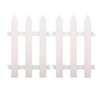 ifundom 2 Pièces Clôture de Jardin Bordure Décorative Extérieure, en | Usage Jardin et Extérieur, Plastique Solide Réutilisable, Accessoire Décoratif Romantique pour Aménagement