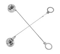 ifundom 2 Pièces Couvercle de Protection Connecteur M8 Métal Ip67 | Étanche à Poussière, pour Prise Aviation et Prise Circulaire, Usage Machines et Panneaux