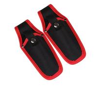 ifundom 2 pièces Étui de Protection Toile pour Sécateurs de Jardinage Léger et Pochette Porte-ciseaux Pratique pour Outils de Jardin Rouge