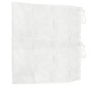 ifundom 2 pièces Filet Piscine Résistant de Nettoyage à Maille Fine avec Cordon Verrouillable Accessoire Épuisette pour Fond Piscine et Filtre Spa