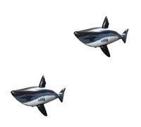 ifundom 2 Pièces Gonflable Requin Piscine Jouets pour Enfants Enfant Piscine Jouets Piscine Fête Décor Océan Décor Mer Décor Rouge Dinosaure Grabber Requin Grabber Jouet Rouge Animaux