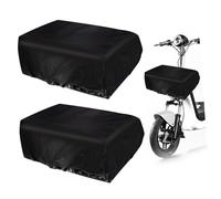 ifundom 2 Pièces Housse de Protection Pluie pour Paniers de Vélo Couverture Étanche et Débris pour Vélo Électrique Dimensions Installation Facile pour Protéger Contenu des Intempéries