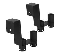 ifundom 2 pièces Lot de Crochets Métalliques pour Clôture Piscine Supports Robustes pour Outils de Nettoyage Piscine Porte-Balai Filet Tuyau Râteau Organisateur et Facile à Installer