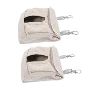 ifundom 2 pièces Mangeoire Suspendue pour Cage à Petits Animaux Contenant d'alimentation Robuste Capacité Importante pour Lapins et Cochons Design Pratique et Décoratif Lot