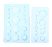 ifundom 2 Pièces Moule en Argile Demi-boule Mini en Plastique pour Loisirs