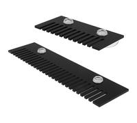 ifundom 2 Pièces Peigne de Trop-Plein en Acrylique pour Aquarium, Ensemble de Trop-Plein, Anti-débordement, Noir, Ventouses, pour Poissons et Aquarium, pour Passionnés D’Aquarium