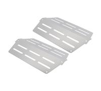 ifundom 2 Pièces Plaques de Chaleur Inoxydable pour Barbecue à Lot de Compatibles Plupart Modèles pour Cuisson Uniforme Durable