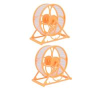 ifundom 2 Pièces Roue Silencieuse pour Hamster pour Petits Animaux Que Hamsters et Chinchillas Roue de Course Stress Adaptée Aux Rongeurs