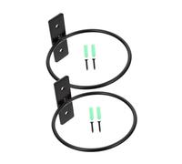 ifundom 2 Pièces Support Mural pour Pots de Fleurs en Fer Durable Anneaux Robustes pour Suspendre Plantes Intérieur et Extérieur Support Décoratif pour Balcon et Jardin Lot