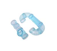 ifundom 2 pièces Tunnel Plastique pour Cage à Hamster Accessoire Tubulaire Solide et Jeux Externes pour Petits Rongeurs Couleur Bleue