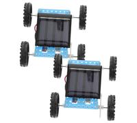 ifundom 2 Pièces Voiture Solaire à Monter Soi-même Jouet De Voiture Solaire à Assembler Format Compact pour Garçon Fille