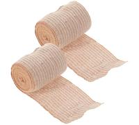 ifundom 2 Rouleaux de Bandages Élastiques de Compression Sportifs 5 CM X 45 M Bande Extensible Respirante Sport la Tête les Jambes Protection Musculaire