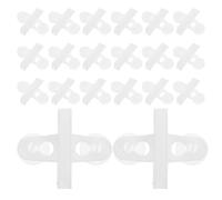ifundom 20 Pièces Clips de Séparation pour Aquarium avec Ventouses Supports Abs pour Diviseurs de Bassin Fixation Stable et Adaptée à Plusieurs Maintien Sûr pour Isolation et Élevage des