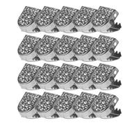 ifundom 20 pièces Clips de Verrouillage Lacets Chaussures avec Décorations Brillantes Boucles Intelligentes sans Nouer pour Garçon Fille et Adultes Accessoires Pratiques pour Maintien