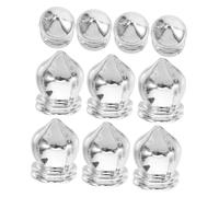 ifundom 20 Pièces Décor de de Mât Drapeau Plastique Remplacements de Boules de Pôle Drapeau avec Intérieur Adapté Accessoires Élégants pour Drapeaux de Jardin et Triangulaires