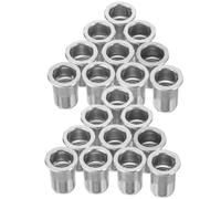 ifundom 20 Pièces Écrous à Riveter Filetés 3/8-16 en Acier Inoxydable, | Filetage Profond M12, Pose Aveugle Moletée, Usage Métal et Coffrets Électriques