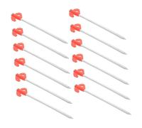 ifundom 20 Pièces Piquets De Tente D'extérieur Camping Tent Stakes Stakes Tarp Enjeu Lourd Piquets en Métal Entraîneurs Métalliques pour Le Sol Enjeux Jardins Steaks Hachés Ongle Le Fer