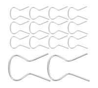 ifundom 200 Pièces Clips de Fixation pour Manivelle de Lève-vitre Automobile en Acier Anticorrosion, Lot de 200 Pièces, Clips de Retenue pour Poignée de Fenêtre de Porte, Outil de