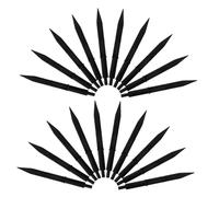 ifundom 20Ensembles Piquets de Terre Solaires LED Lot de Accessoires pour Paysager Extérieur Installation Facile et Résistants Aux Intempéries