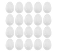 ifundom 22 Pièces Oeufs Artificiels Oiseaux Simulés Plastique Accessoires Nids pour Perroquets Inséparables Fournitures Élevage Volières et Sécurisé