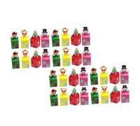 ifundom 24 Pièces Boîtes à Bonbons Portables Boîtes Cadeaux Pratiques Jolies Emballage Coffrets de Rangement Décorations de Vitrine