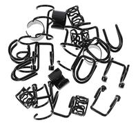 ifundom 24 pièces Boucles Oreilles Non Percées Femmes Clips Oreilles Légers Métal Accessoires Mode Unisexes