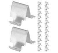 ifundom 24 Pièces Clips de Support D'étagère en Fer pour Armoire et | Quincaillerie Robuste, Installation Facile, Maintien Ferme du Rayonnage, pour Meuble Cuisine et Rangement