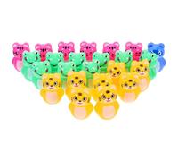 ifundom 24 Pièces de Jouets Culbuteurs Miniatures en Abs Forme Poulet, Décoration Bureau et Maison, Jouets Éducatifs pour Garçon et Filles, Présent Fête, Coordination Œil-main