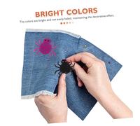 ifundom 24 Pièces Décorations Halloween Feutre Accessoires Diy Araignées Colorés Costume Brodés pour Décoration Intérieure et Extérieure Fête et Maison