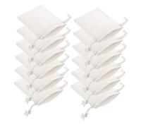 ifundom 24 Pièces Lot de Coton avec Cordon Petits Pochons Réutilisables pour Rangement Bijoux Cadeaux et Fête Format Compact et Fermeture Sécurisée